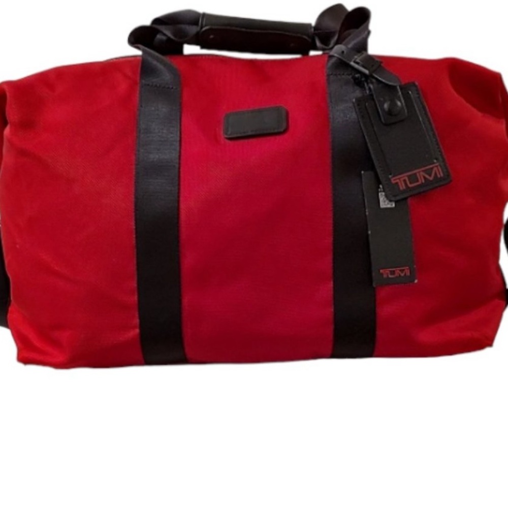 TUMI Small Soft Travel Red Satchel Dufflebag PRICE IS FIRM
